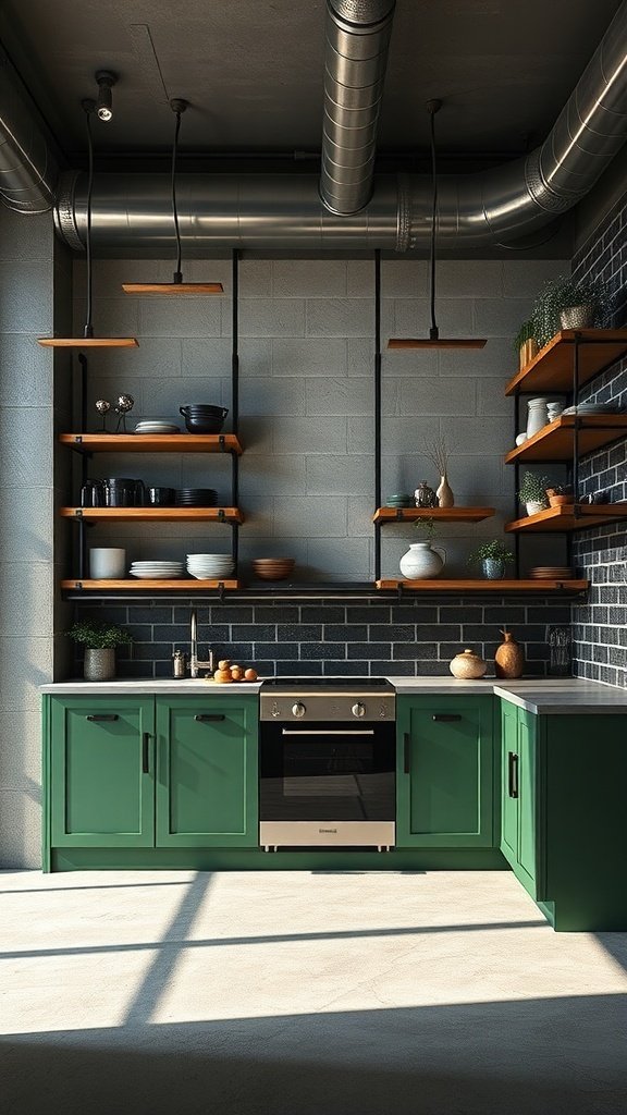 Inspiring Green Kitchen Cabinet Ideas for a Fresh Look
