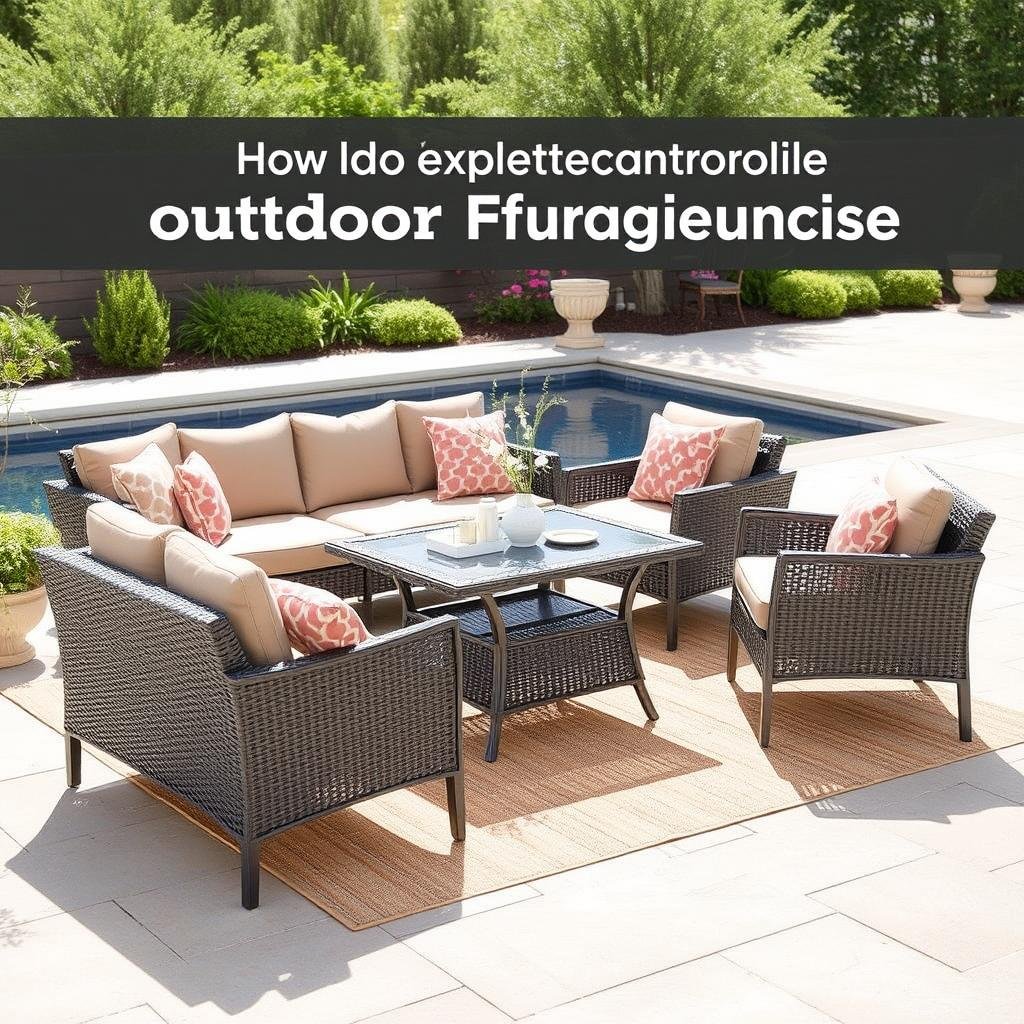 Affordable outdoor furniture set that offers good value for money