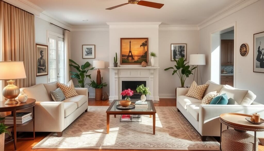 Beautifully styled living room showcasing personalized decor that reflects the homeowner's style Beautifully styled living room showcasing personalized decor that reflects the homeowner's style