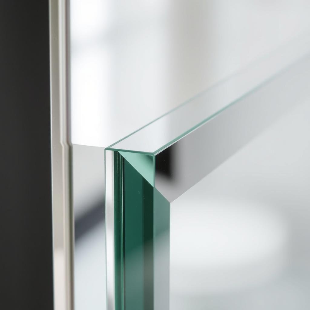 Frameless full length mirror with beveled edge Frameless full length mirror with beveled edge