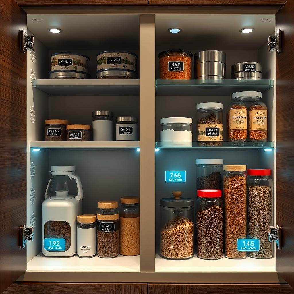 Inventory tracking system with embedded sensors for 2026 kitchen trends