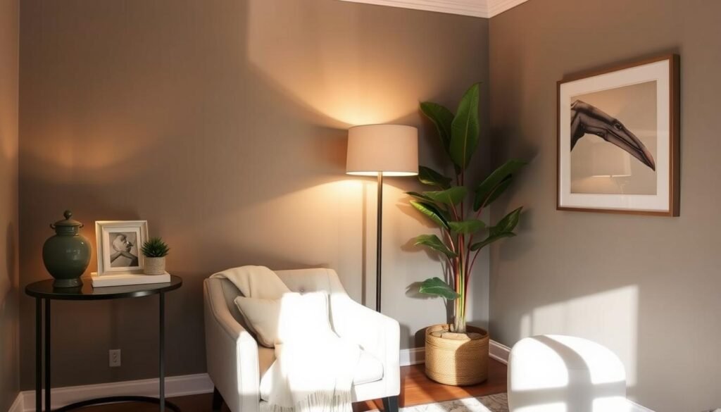 Perfectly styled room corner ready for a Pinterest photo