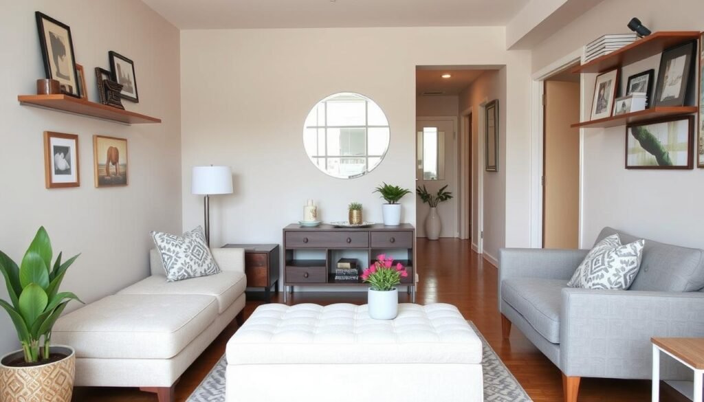 Small apartment with smart decoration maximizing the space