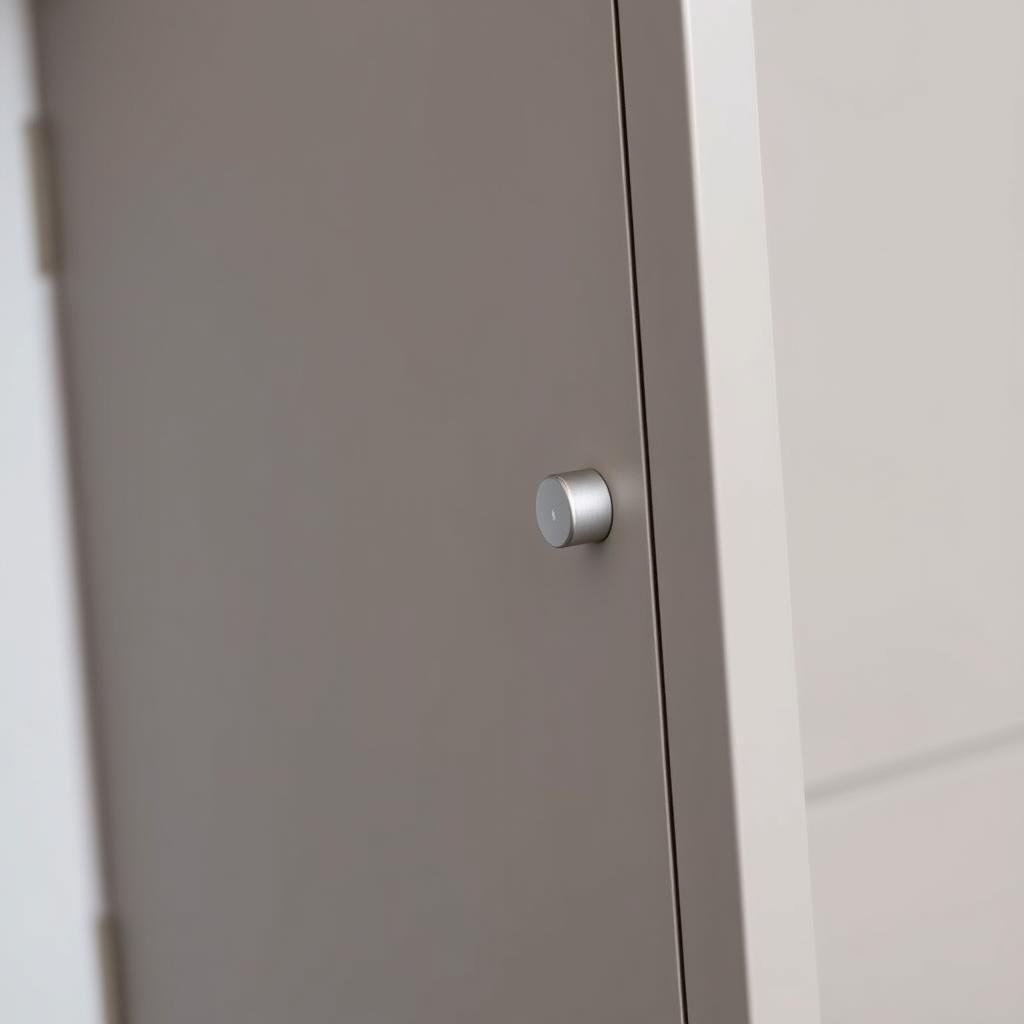 Touch-to-open cabinetry system showing handleless design in 2026 kitchen trends Touch-to-open cabinetry system showing handleless design in 2026 kitchen trends