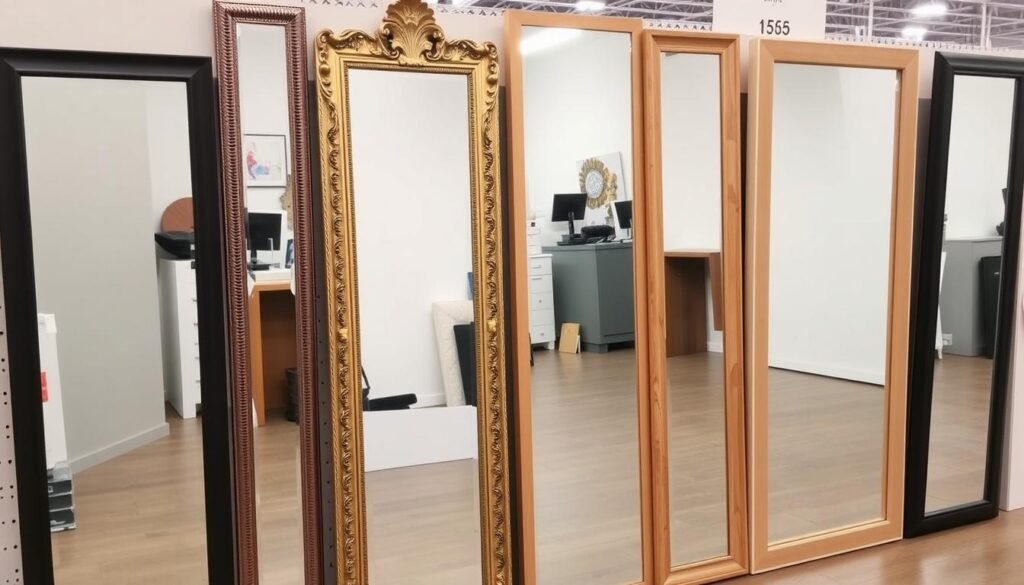 Various full length mirror options in different styles and frames Various full length mirror options in different styles and frames
