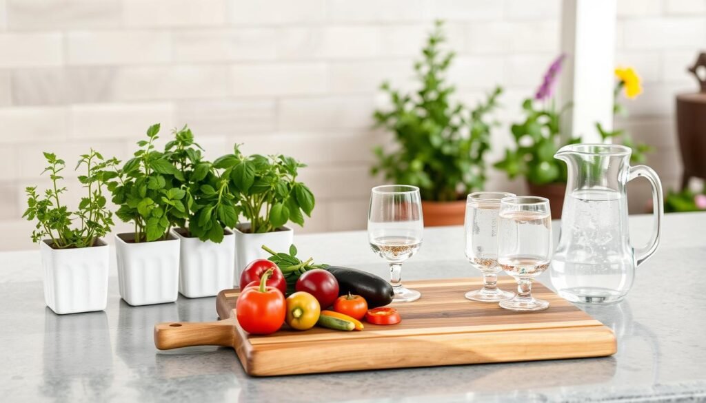 Well-styled outdoor kitchen ready for Pinterest photography