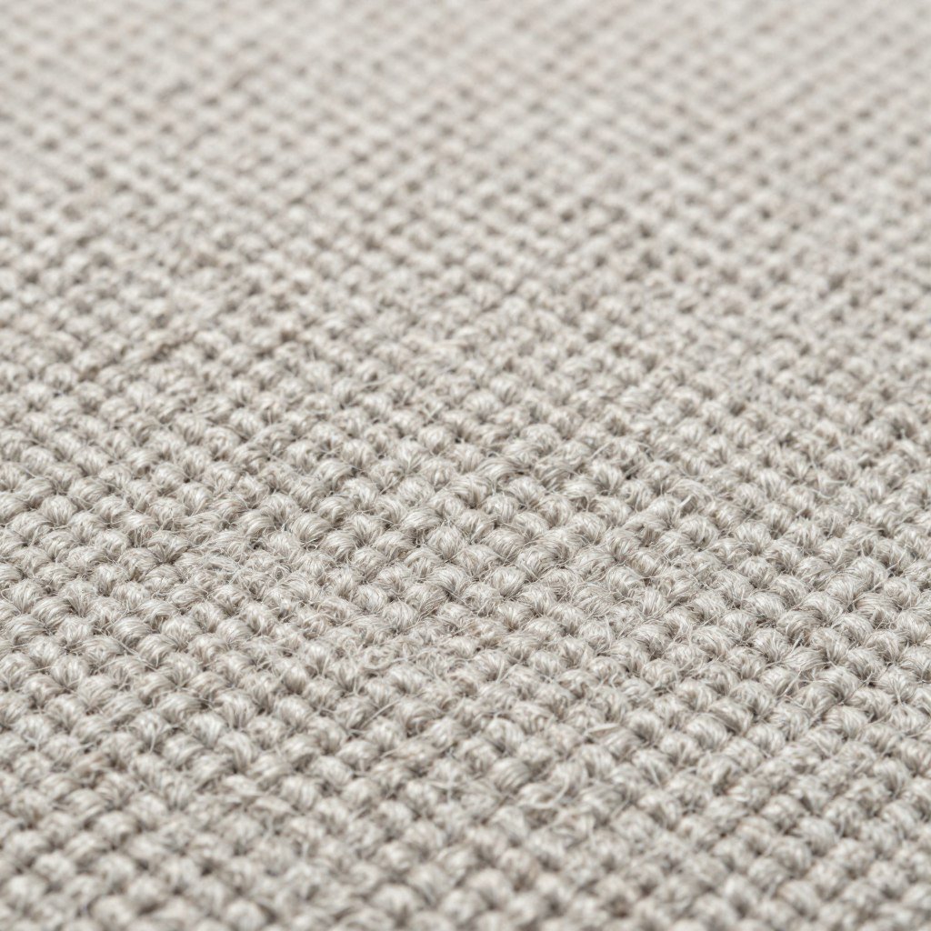 A close-up of a polypropylene outdoor rug showing its texture and weave pattern
