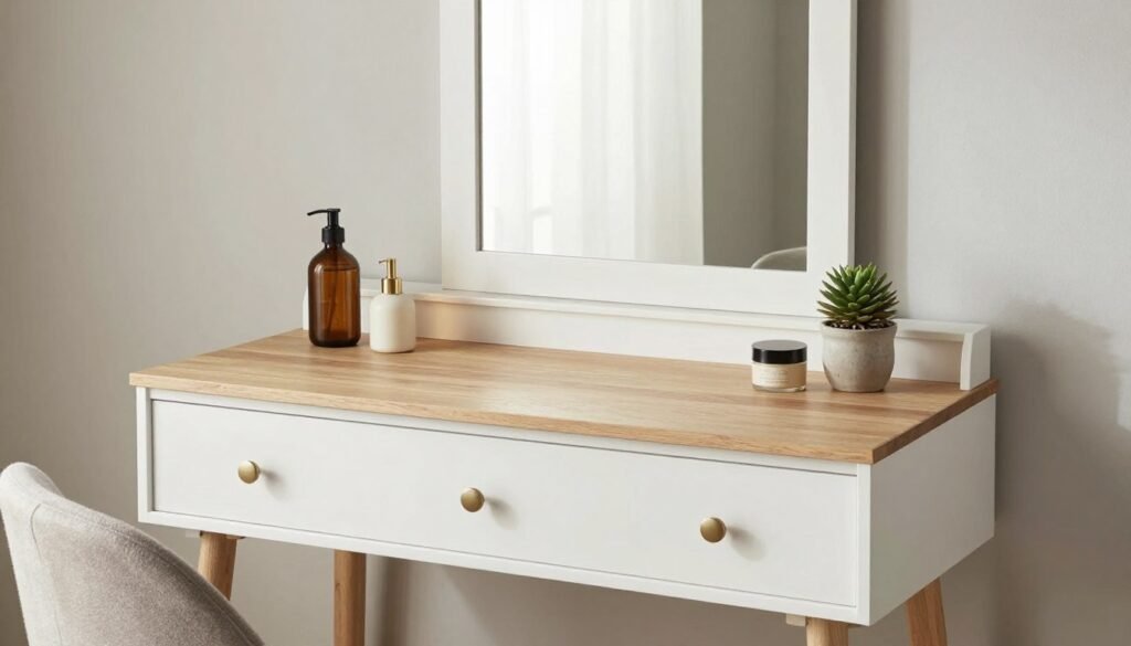 Budget-friendly vanity inspo with affordable yet stylish elements