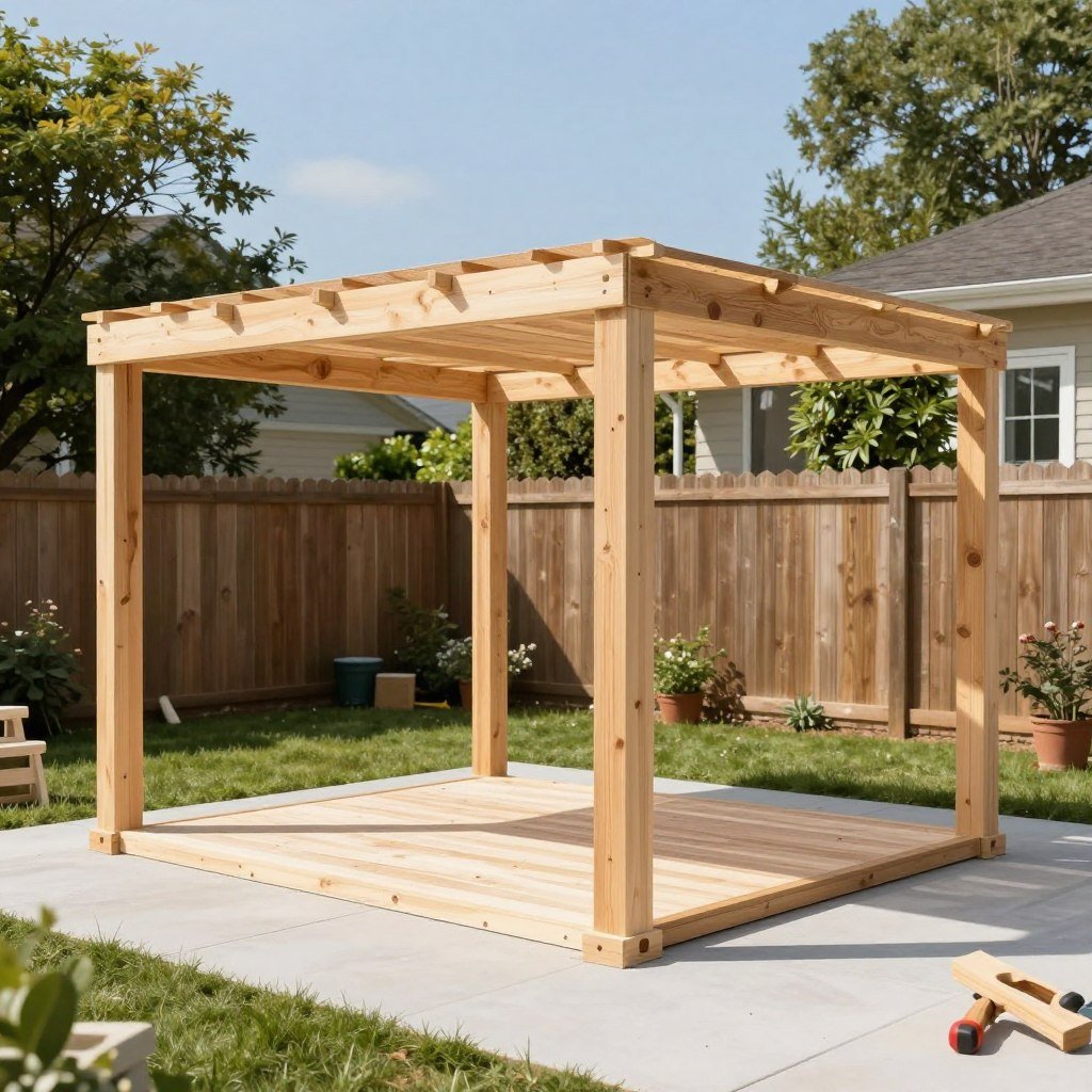 Comparison of DIY pavilion kit versus professional installation