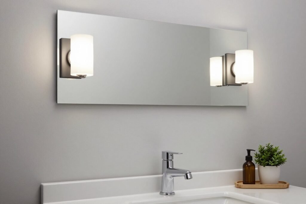 Mid-range bathroom vanity lighting fixture