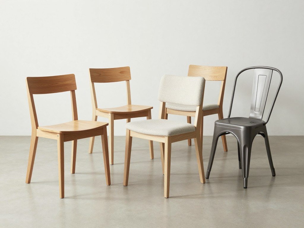Minimalist dining chairs in various styles Minimalist dining chairs in various styles