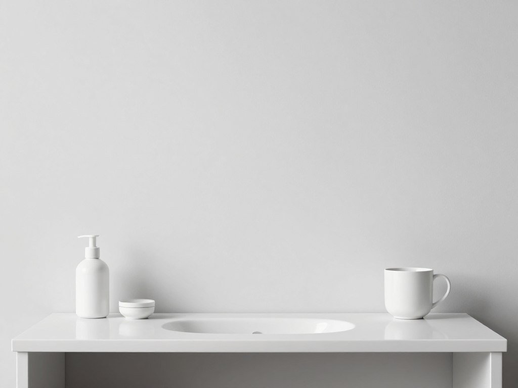 Minimalist vanity inspo demonstrating the beauty of negative space