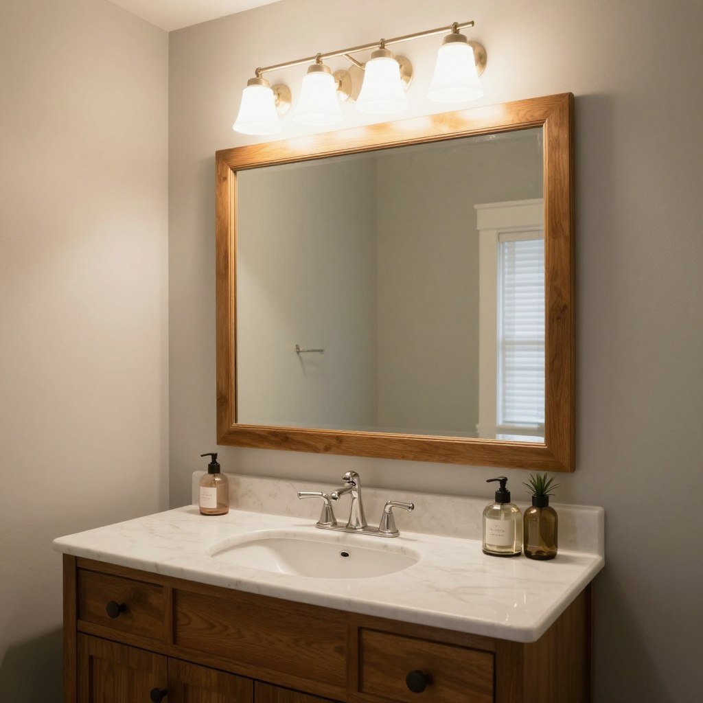 Traditional bathroom vanity lighting