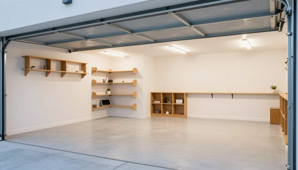 Completed garage makeover with all zones organized and personalized