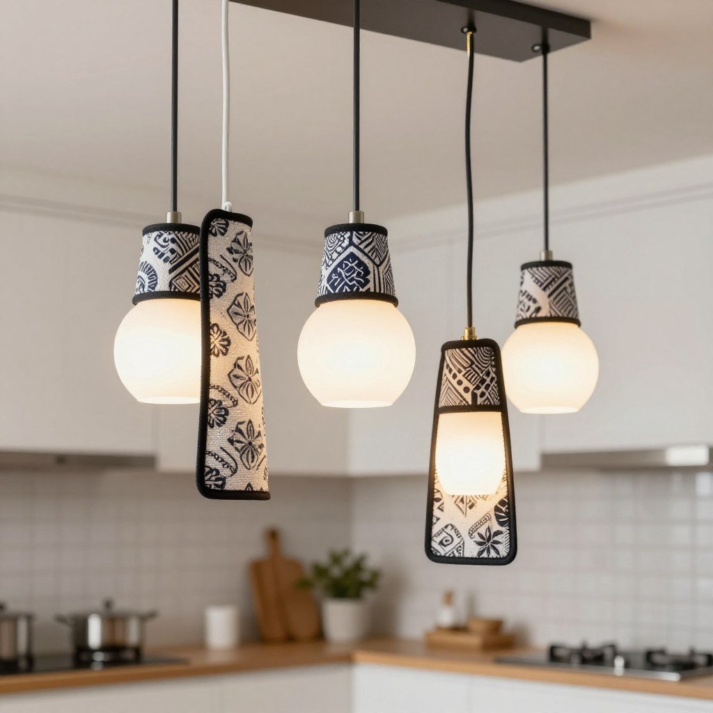 Cord management solutions for plug-in pendant lights in kitchen Cord management solutions for plug-in pendant lights in kitchen
