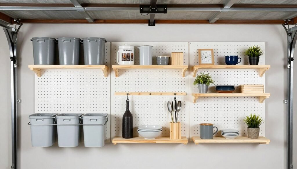 DIY garage organization solutions using repurposed materials and affordable options