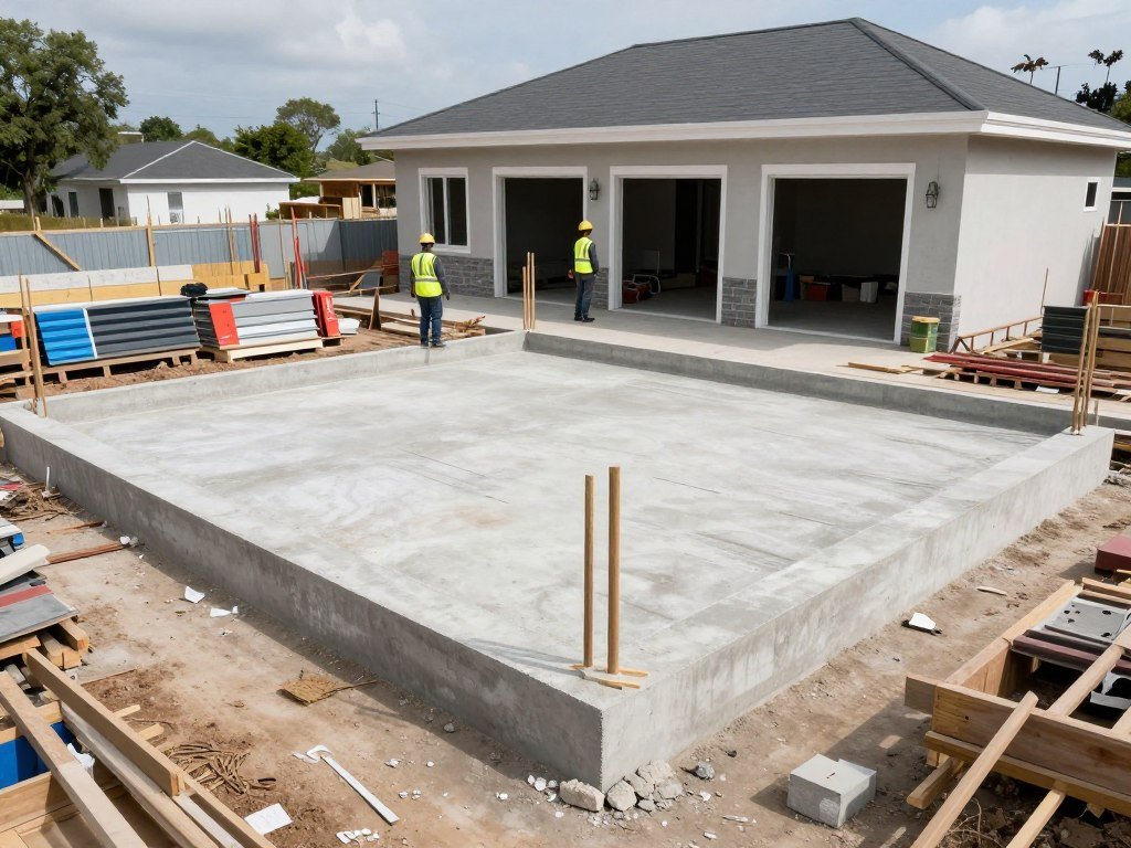 Foundation and structural considerations for garage with living quarters