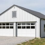 Pole Barn Garage: The Ultimate Guide to Design, Construction & Customization Modern pole barn garage with large doors and windows showcasing a versatile storage and workshop space