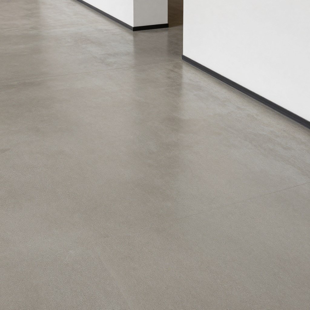 Polished and sealed concrete flooring in a modern enclosed breezeway Polished and sealed concrete flooring in a modern enclosed breezeway
