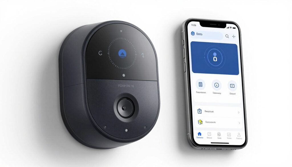 Smart garage door opener with smartphone control