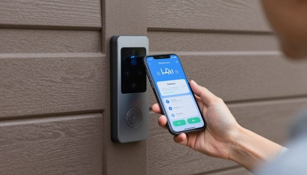 Smart home integration with garage door system