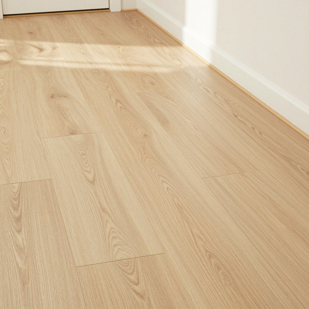 Wood-look luxury vinyl plank flooring in a bright enclosed breezeway Wood-look luxury vinyl plank flooring in a bright enclosed breezeway