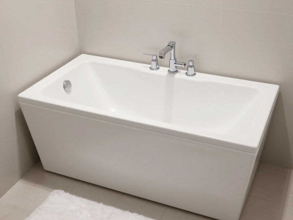 Compact bathtub designed for small bathroom spaces