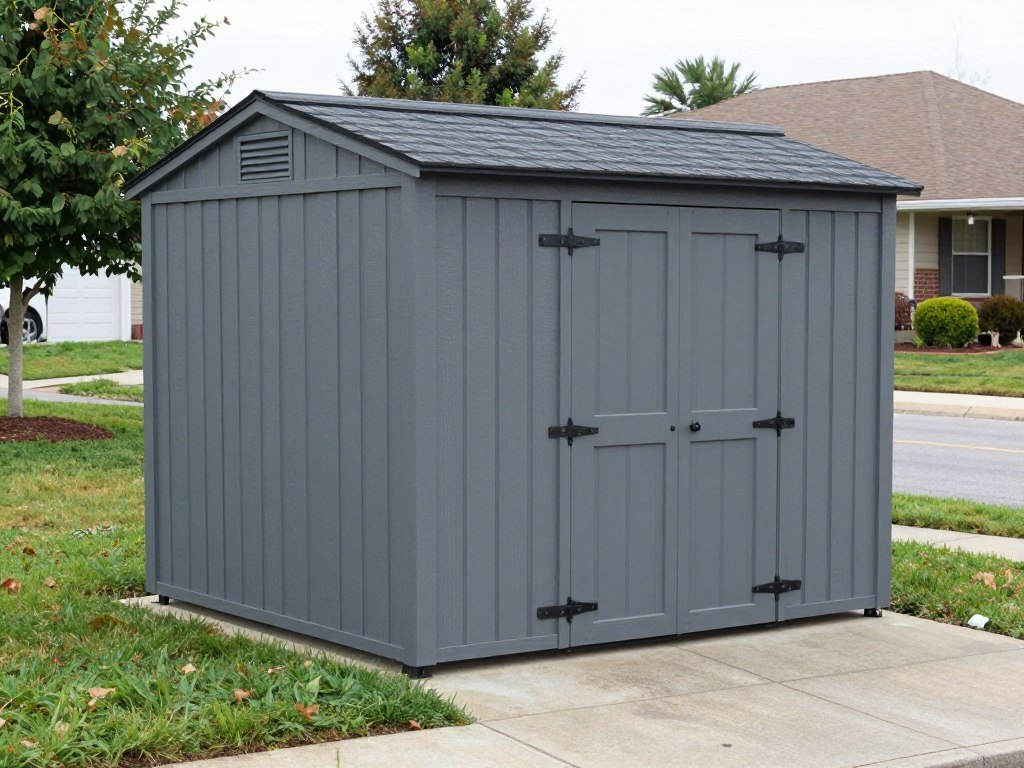 Compliant outdoor bin storage installation