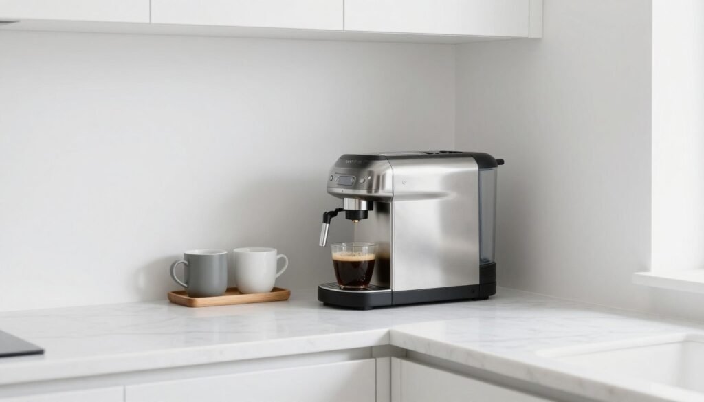 Countertop corner minimalist setup