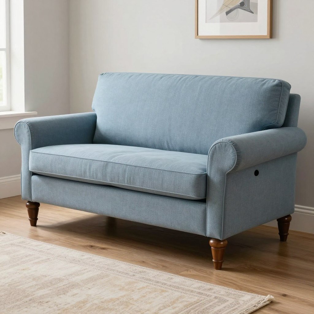 English roll arm compact sleeper