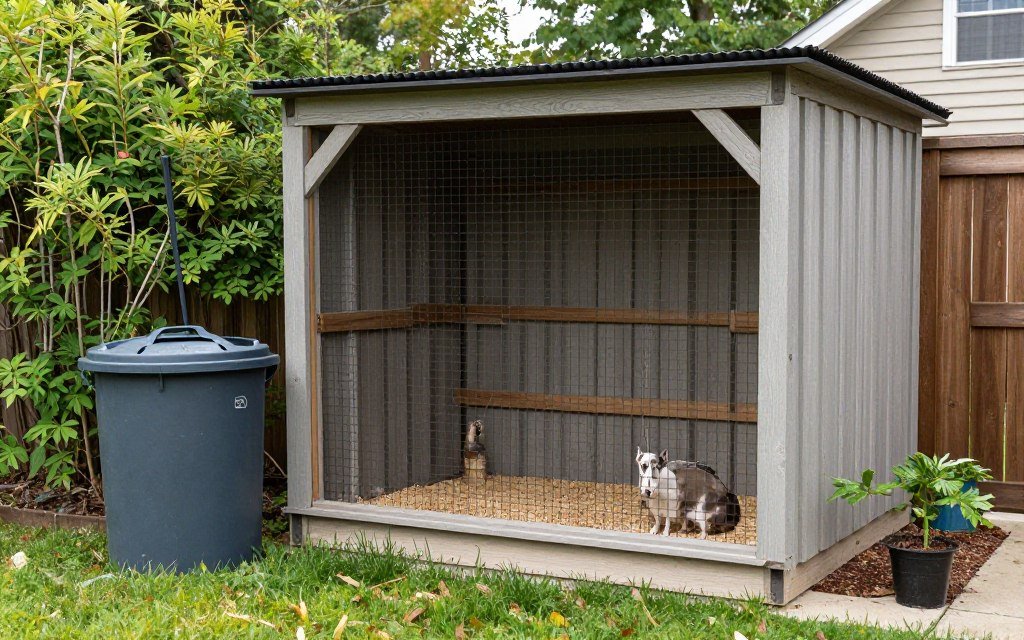Pet-safe pest deterrent methods around outdoor shed