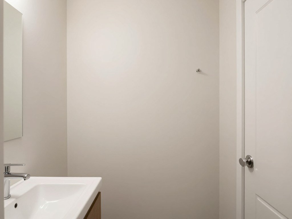 Well-designed small bathroom avoiding common mistakes