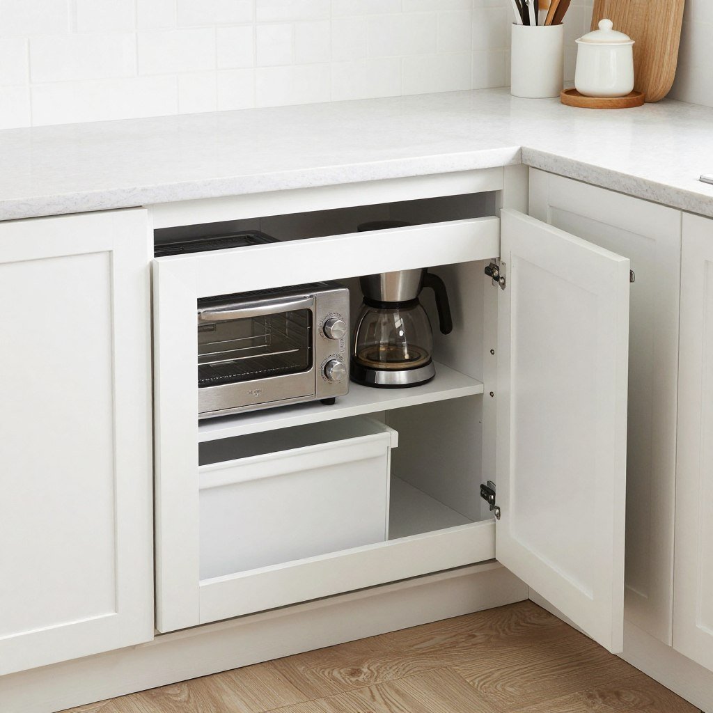 appliance garage hiding small appliances on counter appliance garage hiding small appliances on counter