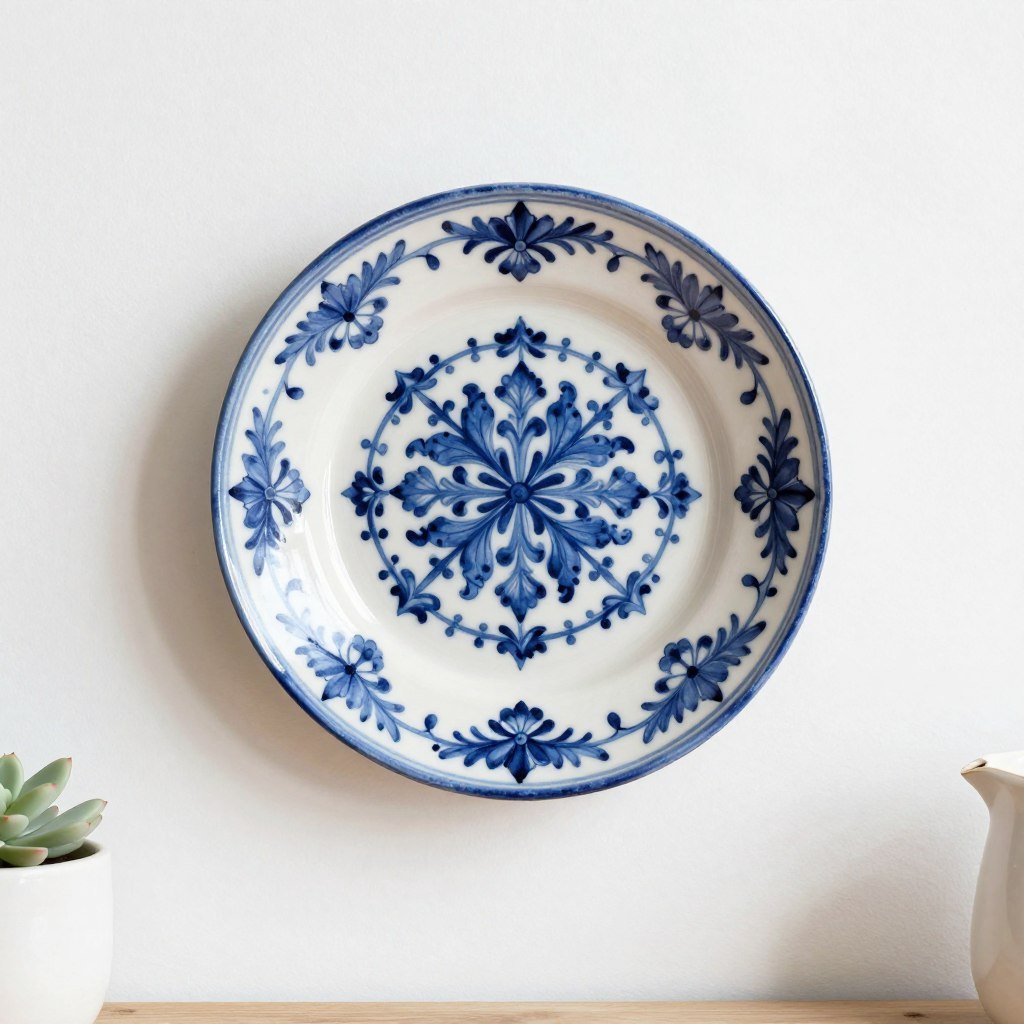 artwork or decorative plate displayed on kitchen wall artwork or decorative plate displayed on kitchen wall