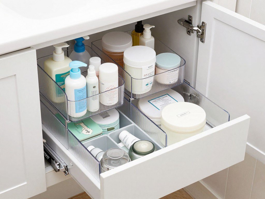 bathroom cabinet organization with clear bins and drawer dividers bathroom cabinet organization with clear bins and drawer dividers