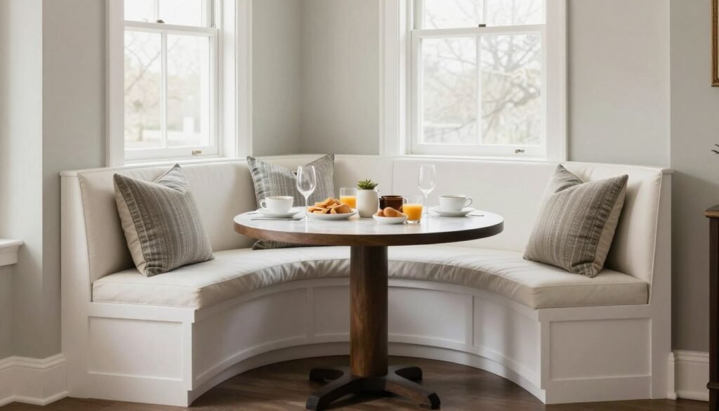built-in corner breakfast nook with banquette seating built-in corner breakfast nook with banquette seating