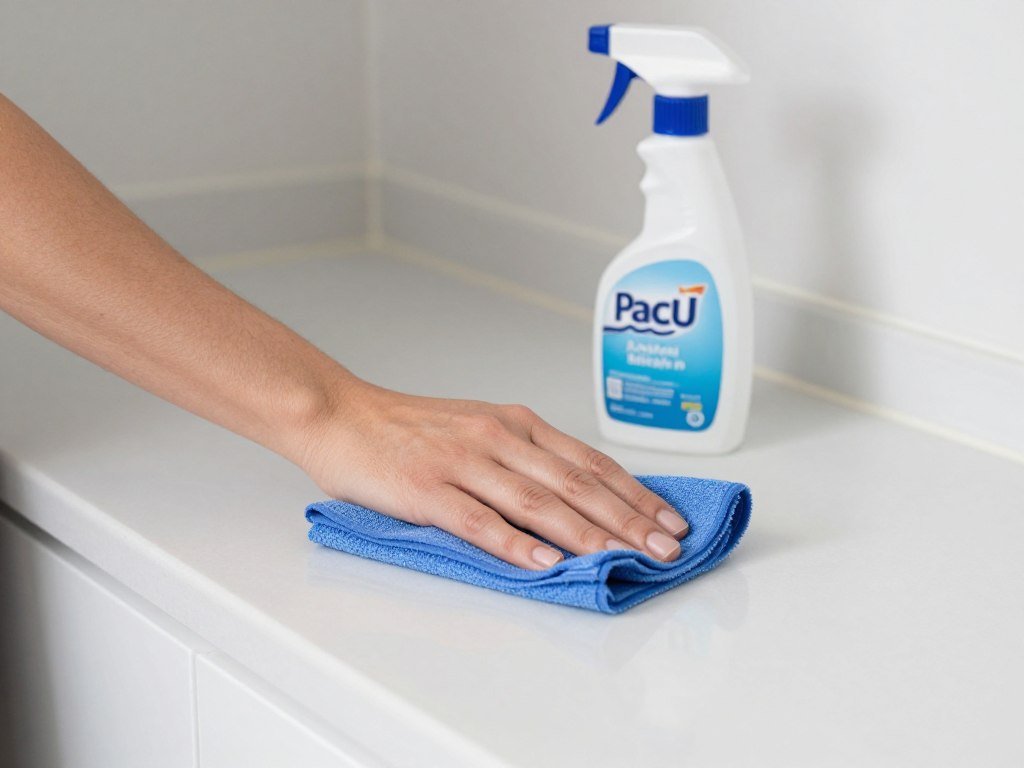 cleaning laundry room surfaces