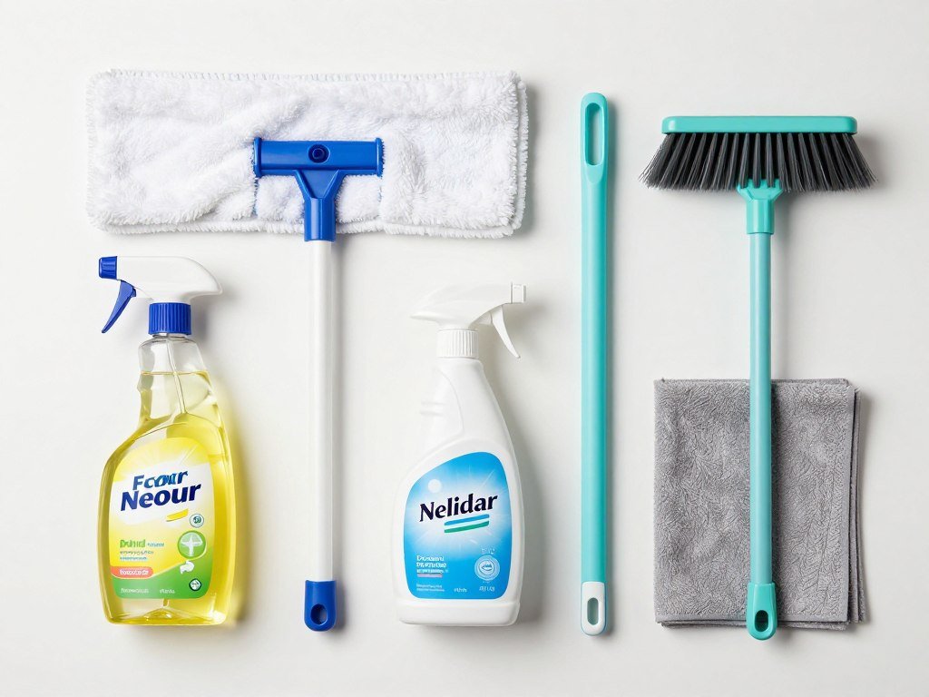cleaning supplies for floor maintenance