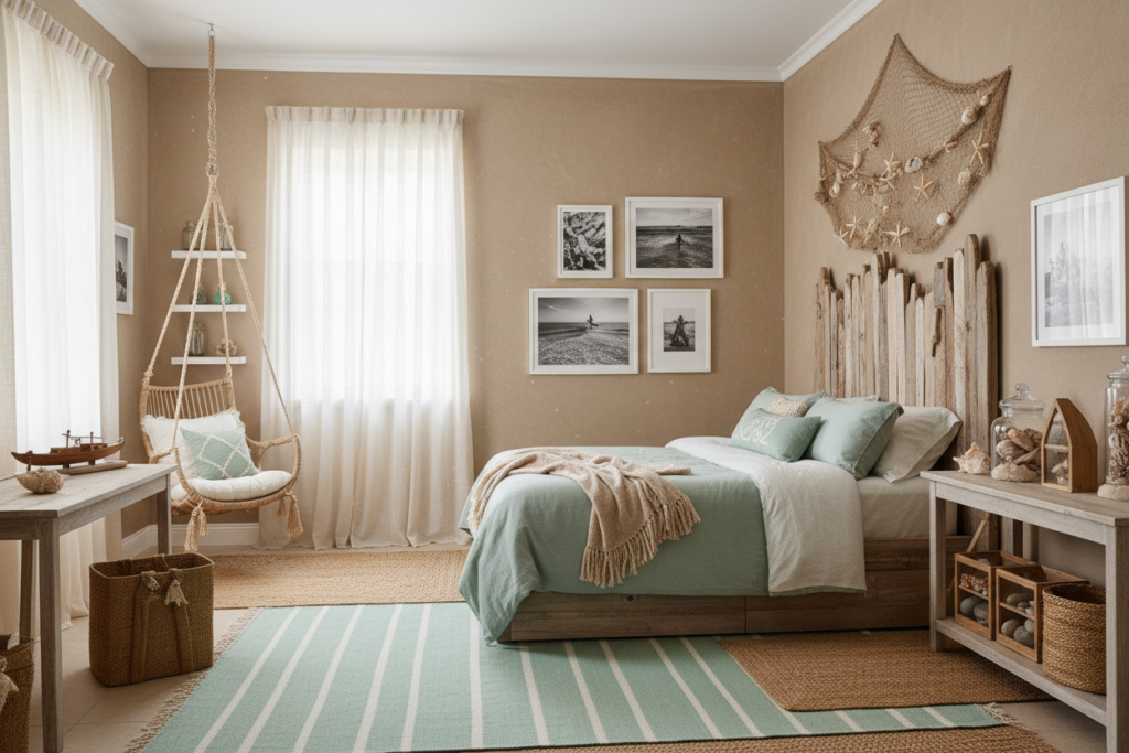 coastal bedroom ideas for boys with beach elements
