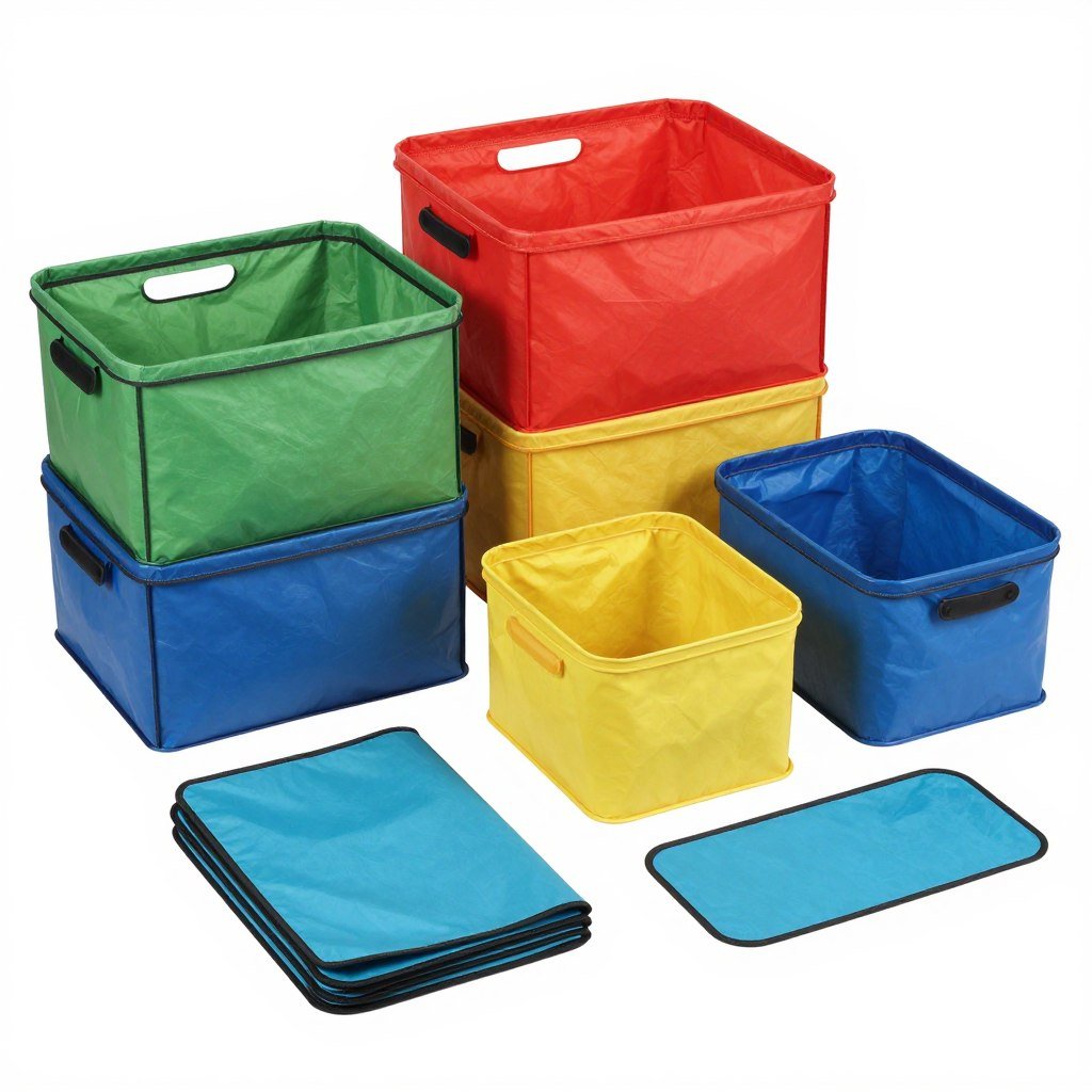 collapsible storage bins for rv camping