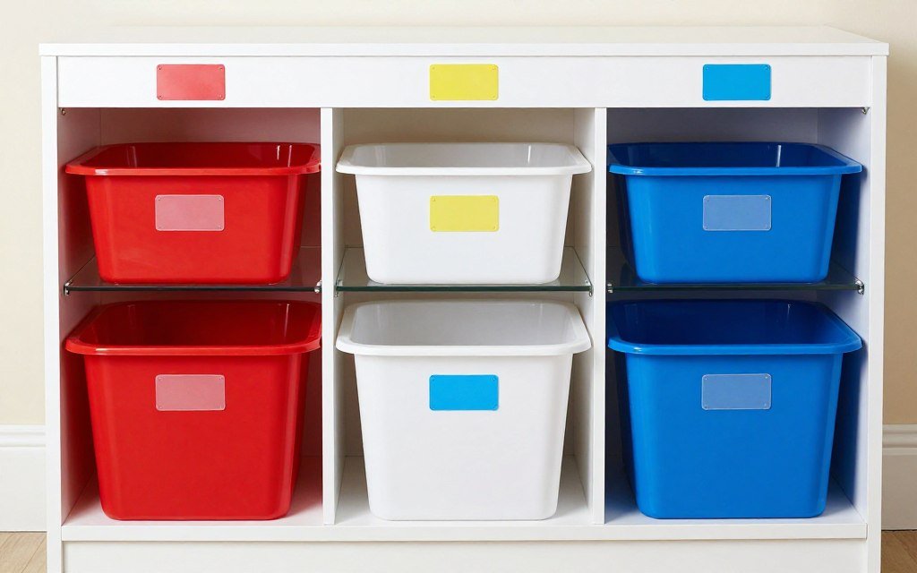 color-coded laundry system