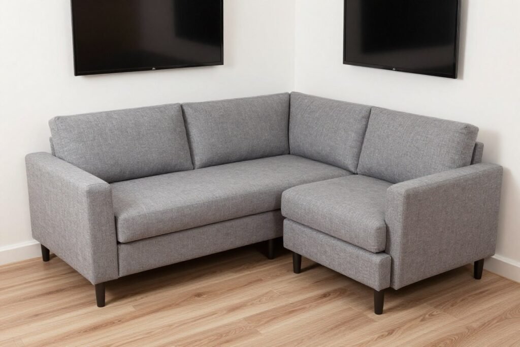 compact sectional sleeper sofa for small spaces