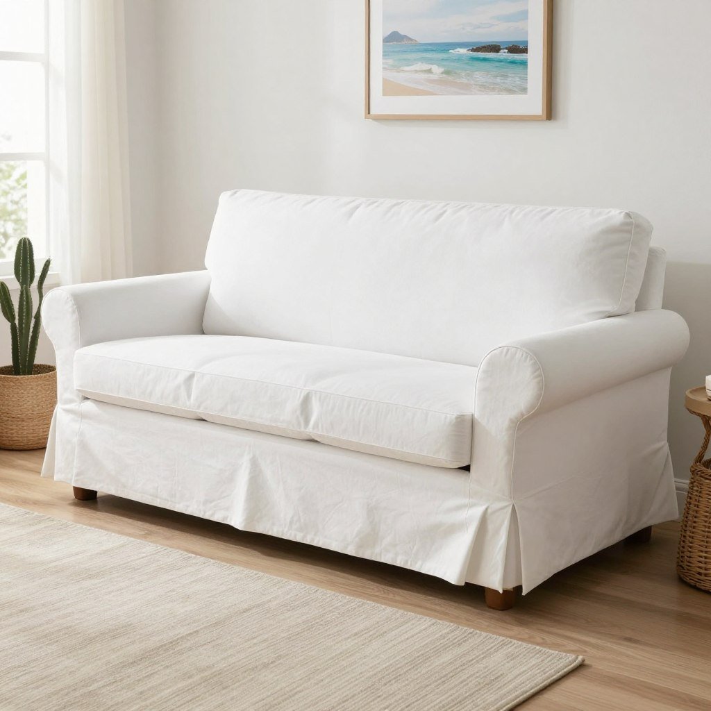 cottage style compact sleeper sofa