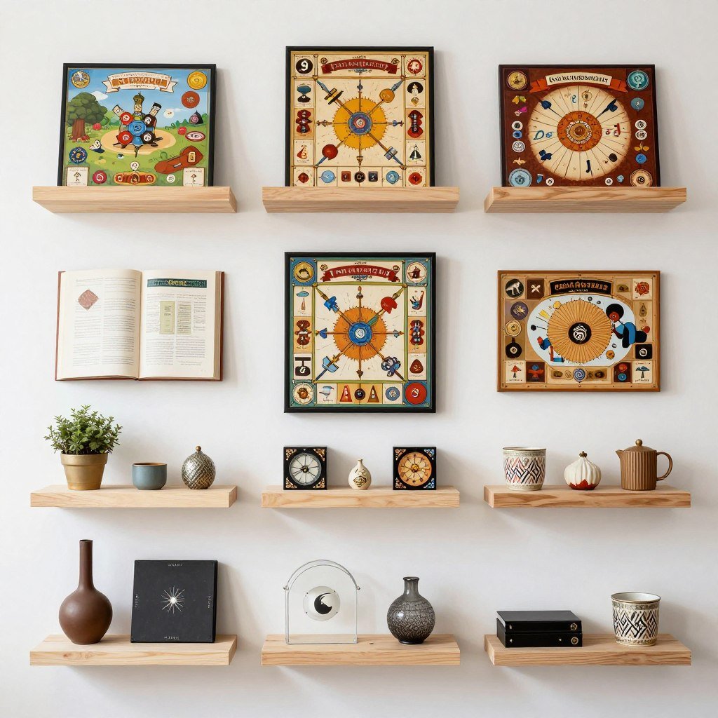decorative board game display and storage