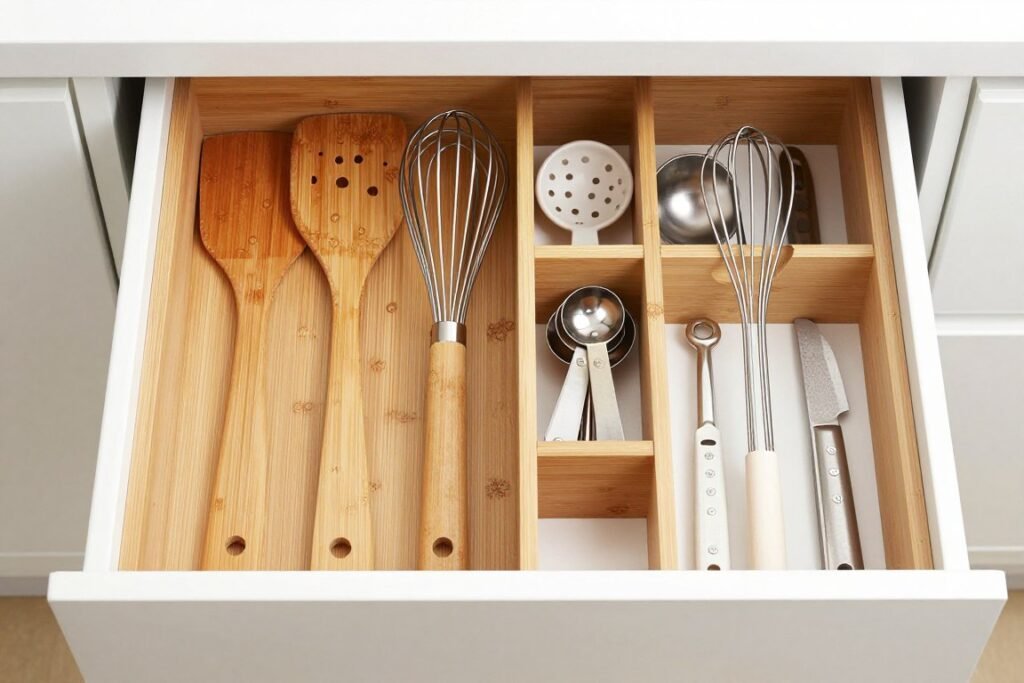 drawer divider system organizing kitchen utensils and tools drawer divider system organizing kitchen utensils and tools