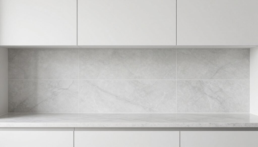 large format tile backsplash with minimal grout lines large format tile backsplash with minimal grout lines