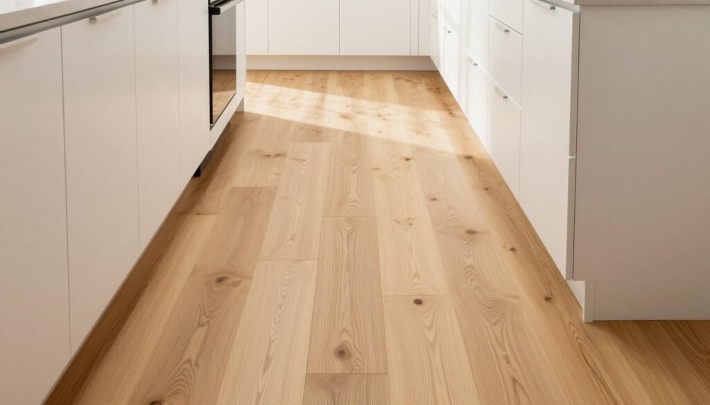 light hardwood flooring in small kitchen running lengthwise light hardwood flooring in small kitchen running lengthwise