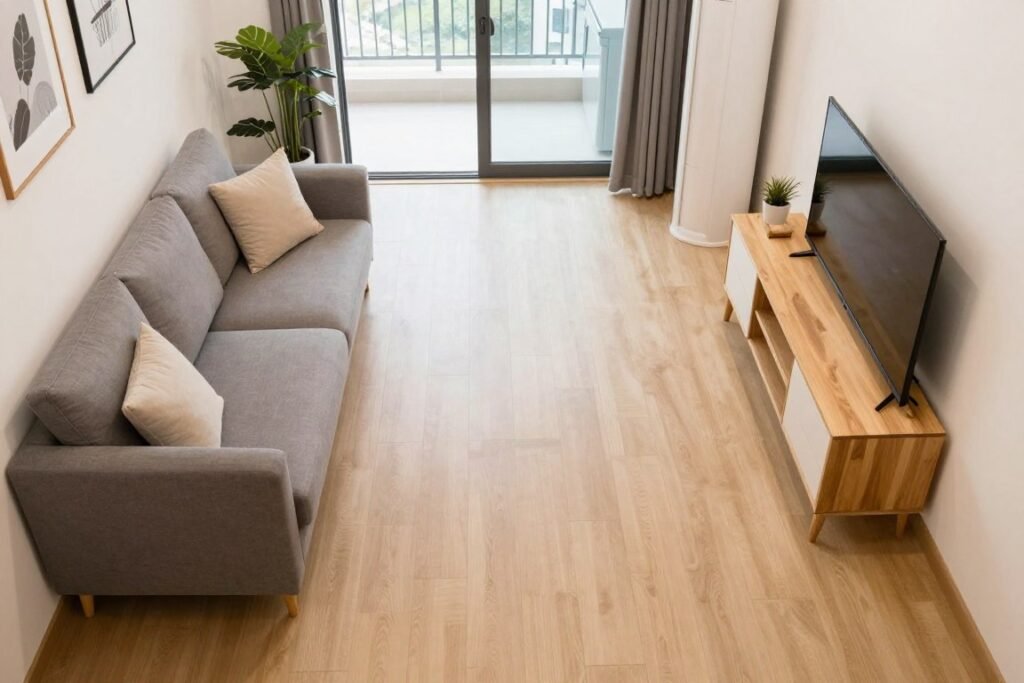 living room with clear walking paths and good traffic flow