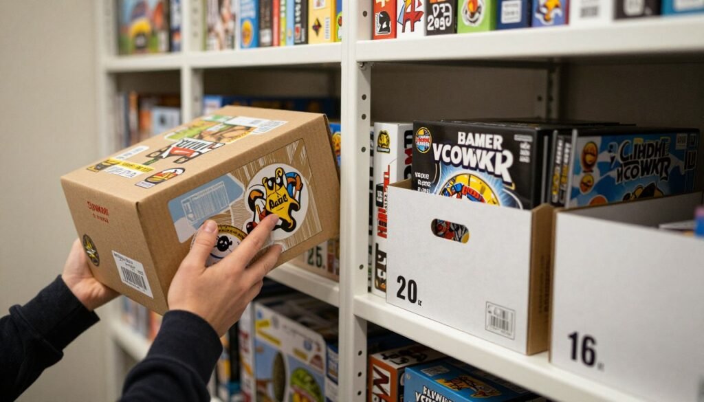 maintaining organized board game collection