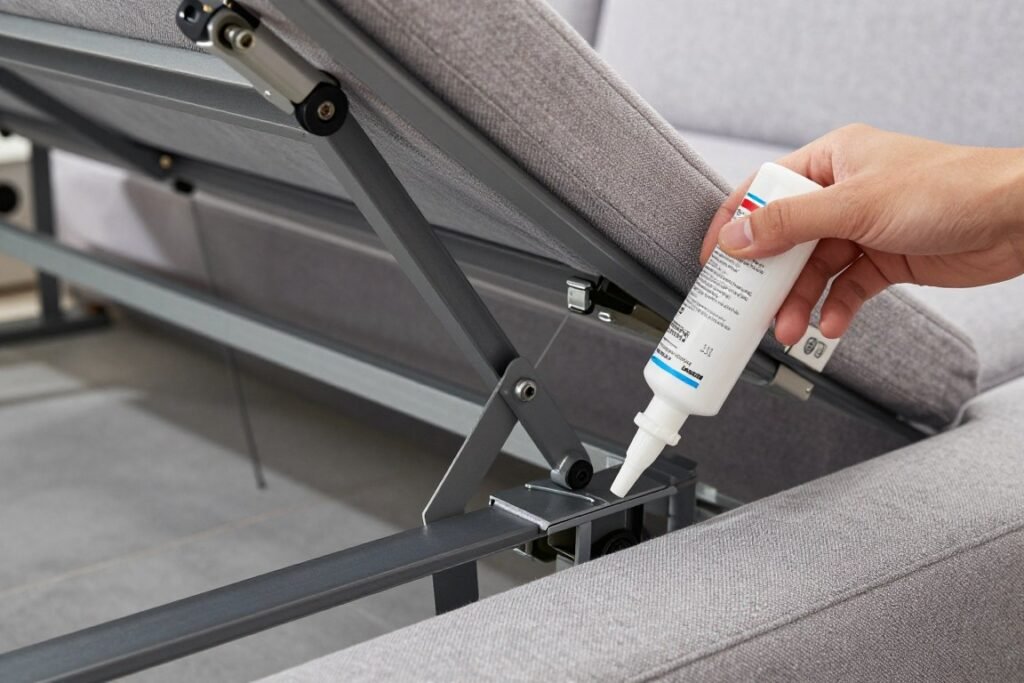 maintaining sofa bed mechanism